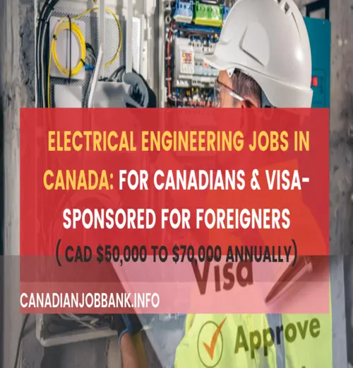 Electrical Engineering Jobs in Canada- FOR CANADIANS & Visa-Sponsored for Foreigners